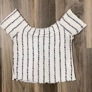 pacsun white off the shoulder top